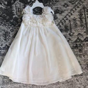 White Sophia young Design limited dress